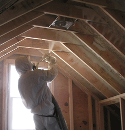 Toledo OH attic spray foam insulation